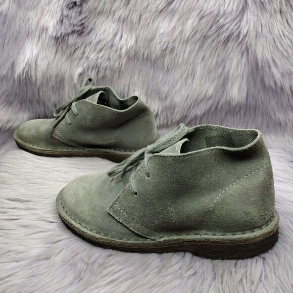 J Crew Crewcuts Suede MacAlister Chukka Boots Kids Size K13 Grey Gum Soles - Picture 1 of 8
